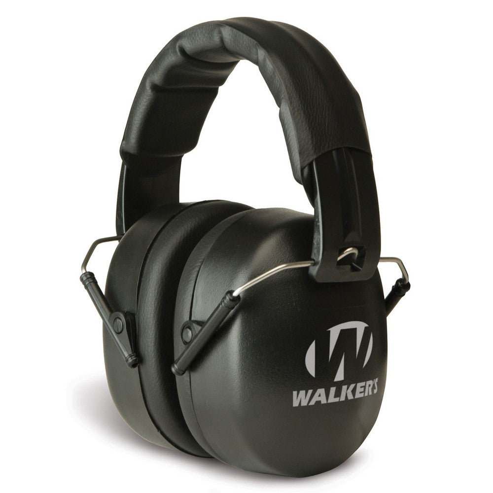 Walker's GWPEXFM3 EXT Range Shooting Muff 30 dB Over the Head Black Polymer