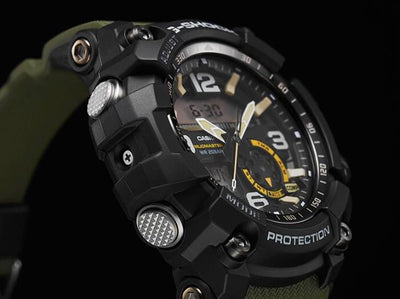 G-shock GG10001A3 G-Shock Tactical MudMaster Keep Time Green Size 145-215mm Features Digital Compass