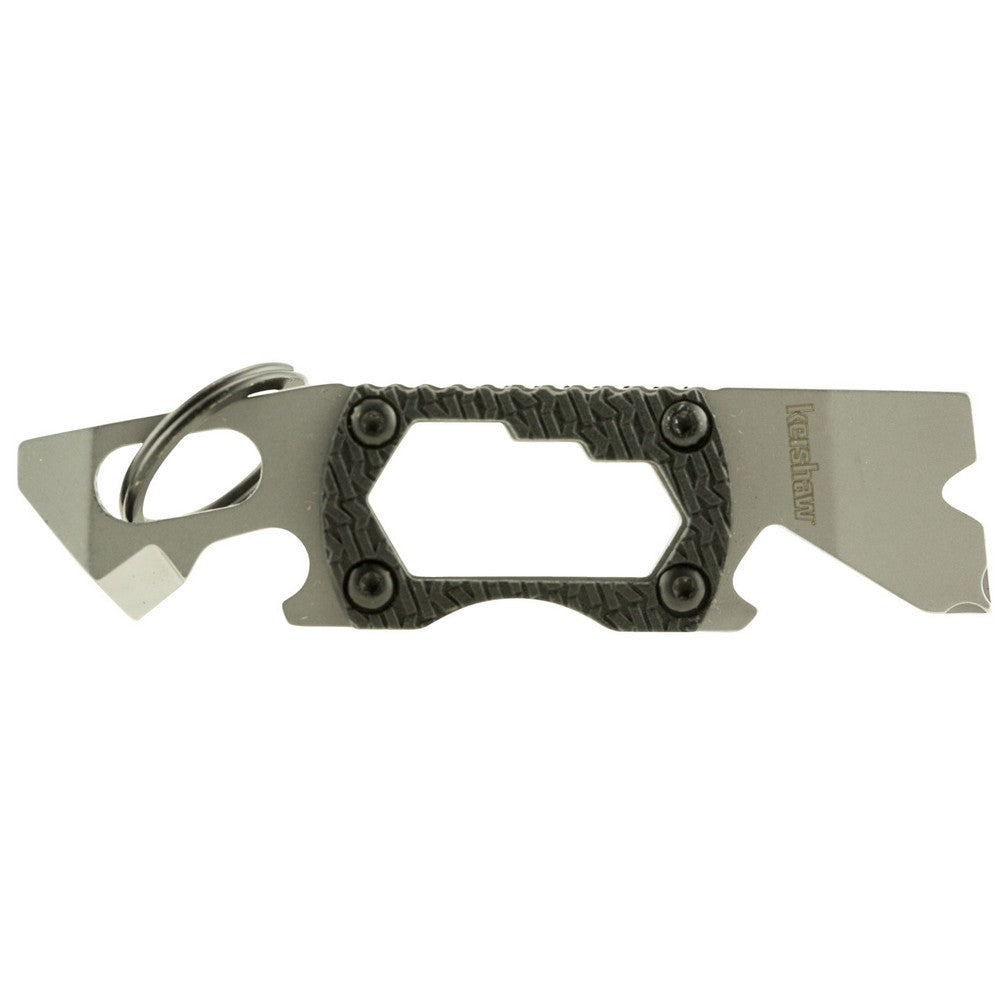 Kershaw 8810X PT-2  Silver 3CR13 Steel Bead Blasted Fixed 3.25" Long Black K Textured Glass-Filled Nylon Handle