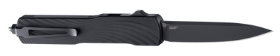 Hogue Counterstrike 3.35" OTF Drop Point Plain Black PVD CPM 20V SS Blade, Aluminum/G10 Aluminum Handle