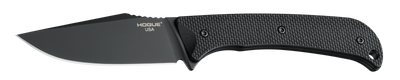 Hogue 35869 Extrak 3.30" Fixed Clip Point Plain Black Cerakote CPM M4 Tool Steel Blade, Black Textured G10 Scales Handle