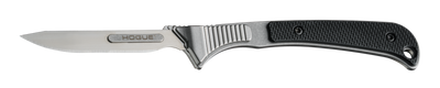 Hogue 35876 Expel 2.050" Fixed High Carbon Steel Blade, Black G10 Scales/SS Handle, Includes 3 #60 & 2 #70 blades.