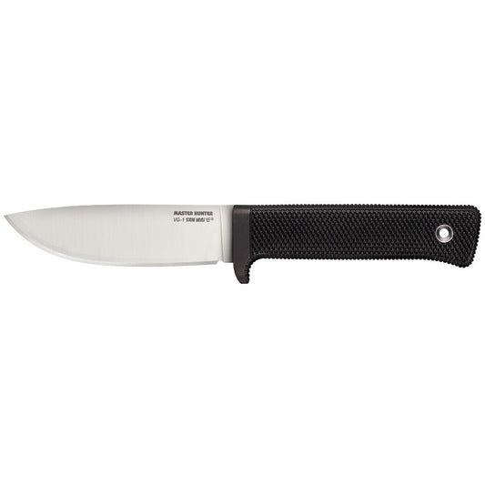 Cold Steel 36JSK Master Hunter  4.50" Fixed Plain Drop Point VG-1 San Mai III Blade/Black Kray-Ex Handle