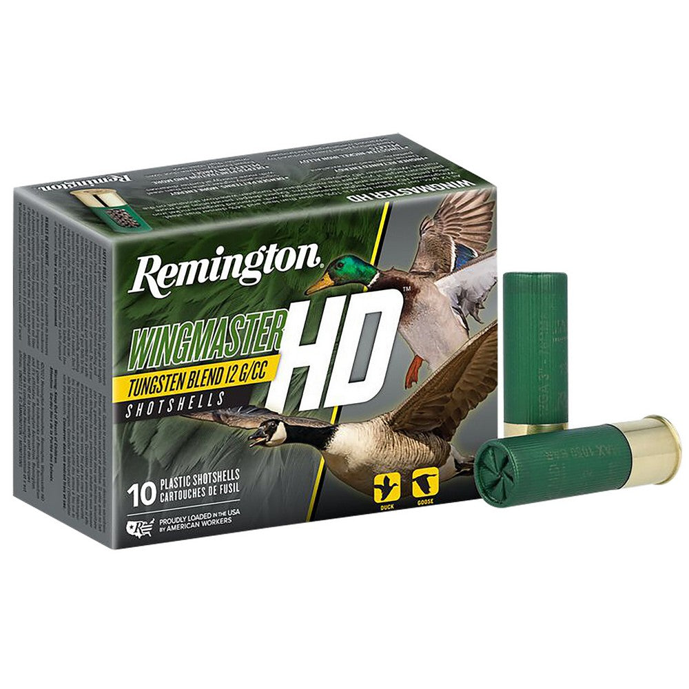 Remington Ammunition 20657 Wingmaster HD  12 Gauge 3.50" 1 3/4 oz 2 Shot 10 Per Box/ 10 Cs