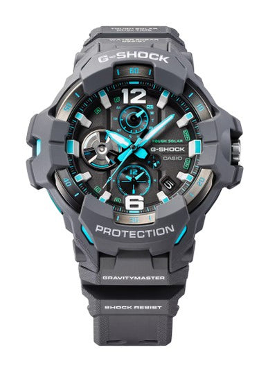 G-Shock GRB3008A2CR GravityMaster Gray/Blue Band Compatible w/ Casio Watches App