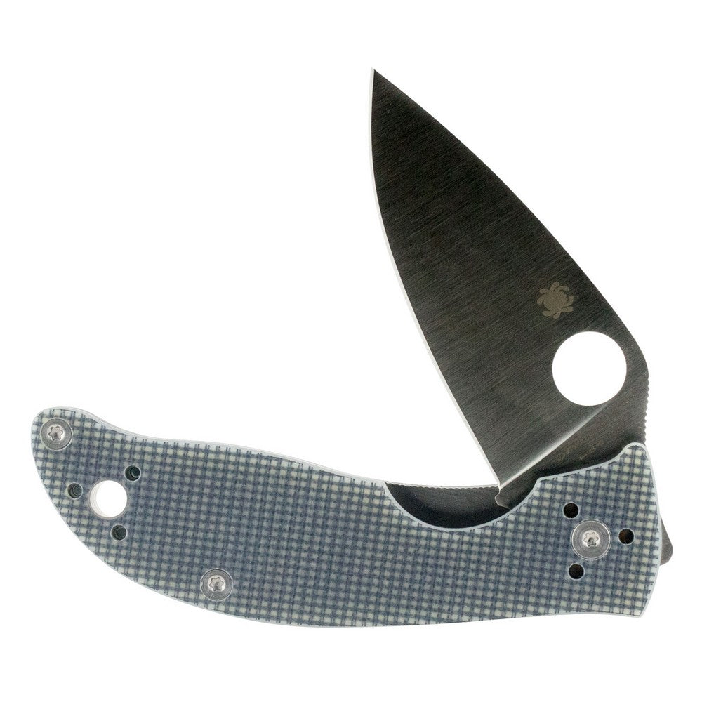 Spyderco C220GPGY Polestar  3.30" Folding Drop Point Plain CTS BD1 SS Blade Gray G10 Handle Includes Pocket Clip