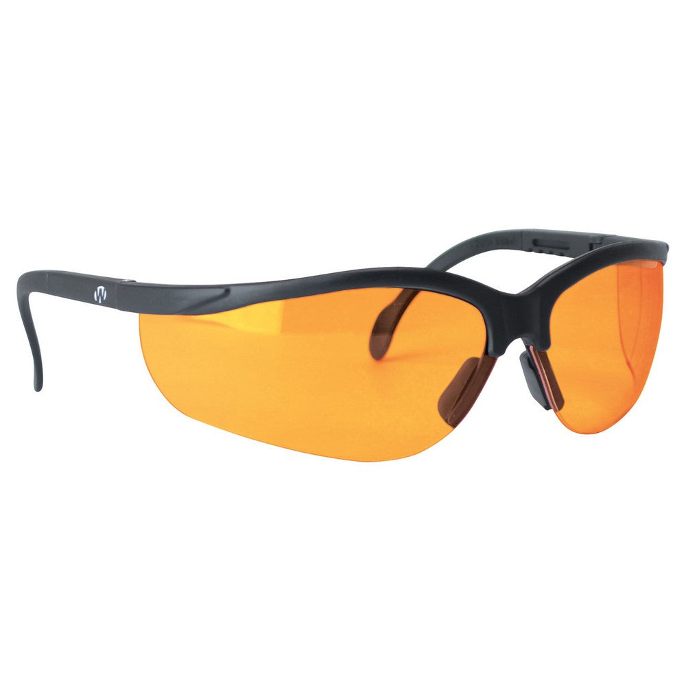 Walker's GWPAMBLSG Sport Glasses  Adult Amber Lens Polycarbonate Black Frame