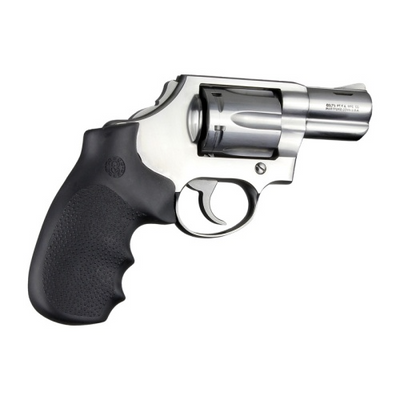 Hogue 48000 OverMolded Monogrip Black Rubber with Finger Grooves for Colt Detective Special, Diamondback, Cobra