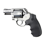 Hogue 48000 OverMolded Monogrip Black Rubber with Finger Grooves for Colt Detective Special, Diamondback, Cobra