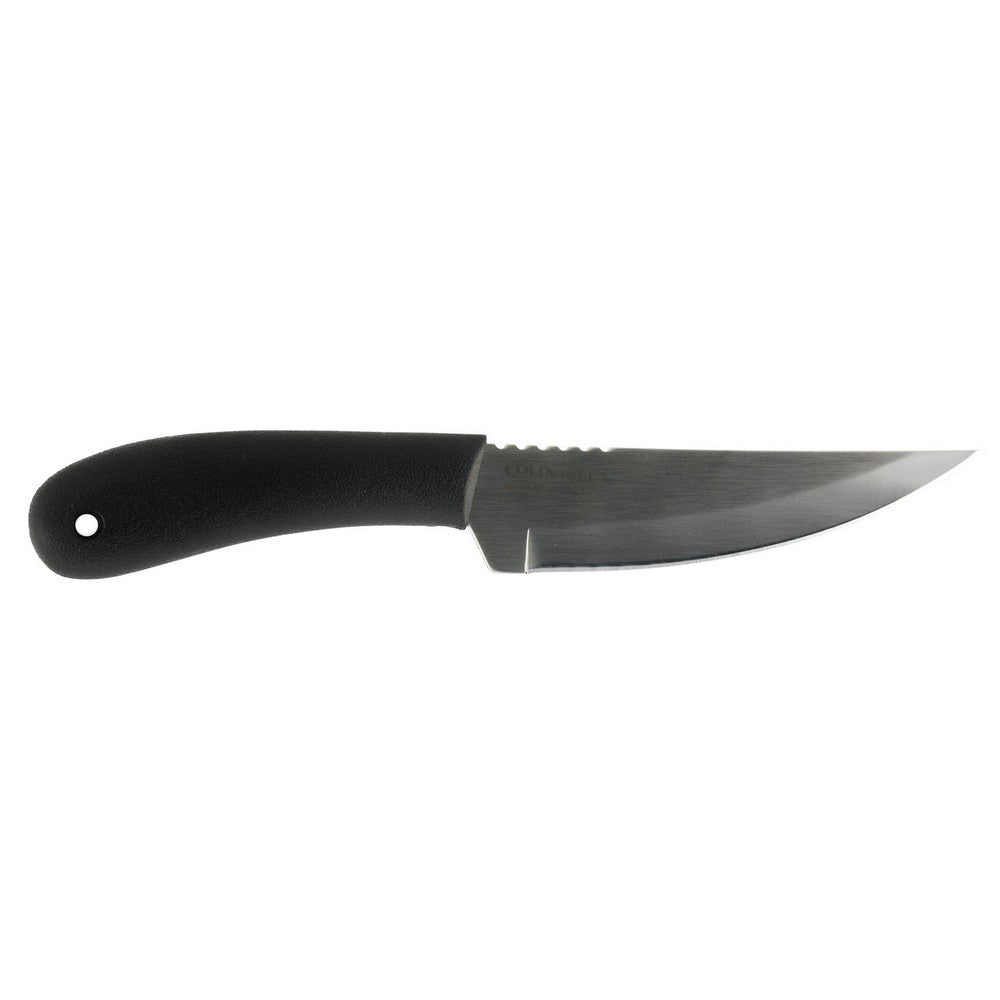 Cold Steel 20RBC Roach Belly  4.50" Fixed Serrated 4116 Stainless Steel Blade/Black Polypropylene Handle