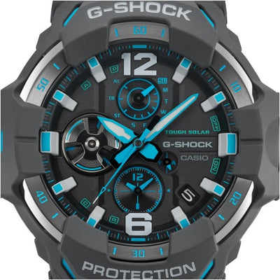 G-Shock GRB3008A2CR GravityMaster Gray/Blue Band Compatible w/ Casio Watches App