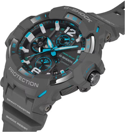 G-Shock GRB3008A2CR GravityMaster Gray/Blue Band Compatible w/ Casio Watches App