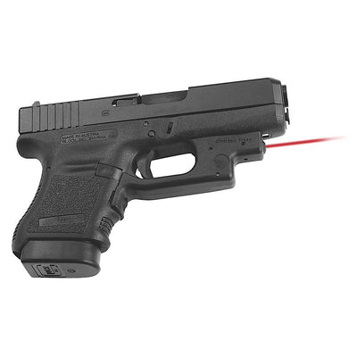 Crimson Trace 0123401 LG-436 Laserguard  Black Red Laser Glock Compact & Subcompact