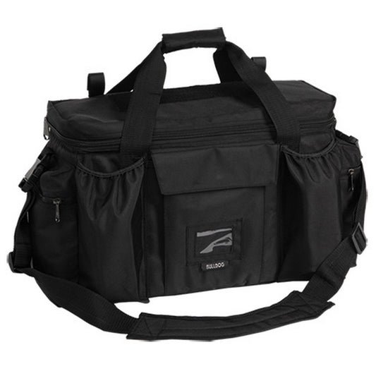 Bulldog BD920 Deluxe Police & Shooter XL Black Nylon w/ Removeable Dividers, Storage Pockets