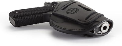 1791 Gunleather 3WH1SBLA 3-Way  IWB/OWB Size 01 Stealth Black Leather Belt Loop Fits 1911 3-4" Ambidextrous