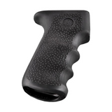 Hogue 74000 Rubber Grip Cobblestone Black with Finger Grooves for AK-47, AK-74