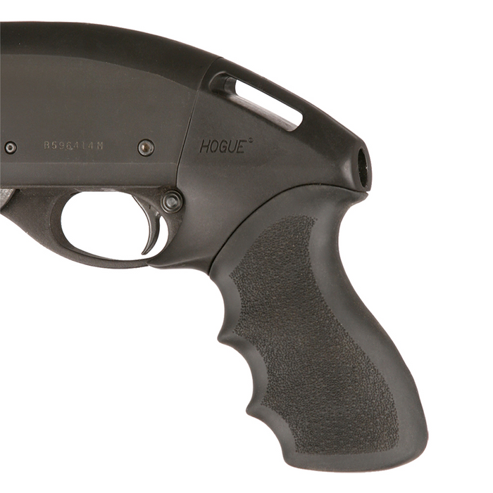 Hogue 08714 Tamer Black Rubber Pistol Grip with Finger Grooves for Remington 870