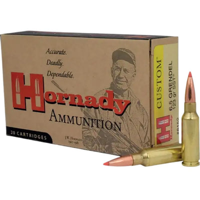 Hornady 8152 Custom  6.5 Grendel 123 gr Super Shock Tip 20 Per Box/ 10 Case