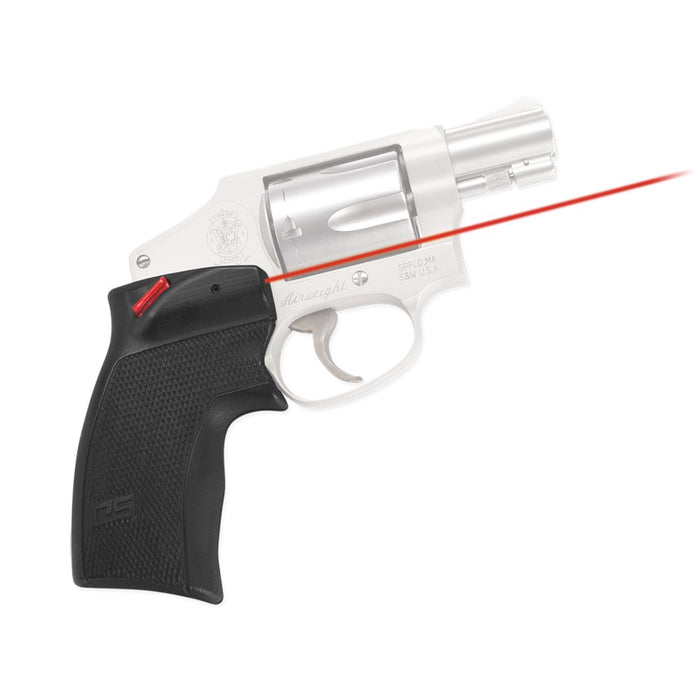 Crimson Trace 01-5130-1 Accu-Grips Laser Sight DS-124 Defender Series Black Red Laser Smith & Wesson J-Frame Round Butt-Taurus Small Frame