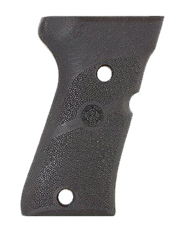 Hogue 93010 Grip Panels Cobblestone Black Rubber for Beretta 92 Compact