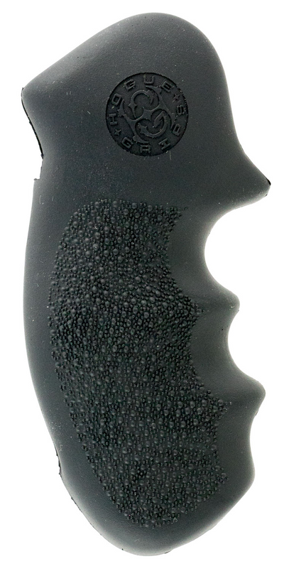Hogue 19000 Monogrip Black Rubber with Finger Grooves for S&W K, L Frame with Round Butt