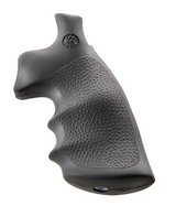 Hogue 19002 Conversion Monogrip Black Rubber with Finger Grooves for S&W K, L Frame with Round Butt