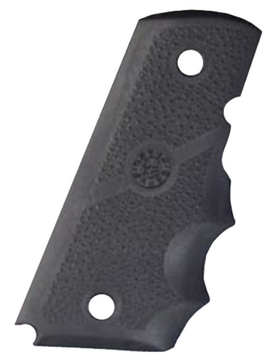 Hogue 43000 Rubber Grip Cobblestone Black with Finger Grooves for 1911 Officer