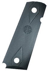 Hogue 45010 OverMolded Grip Panels Black Rubber for 1911 Government