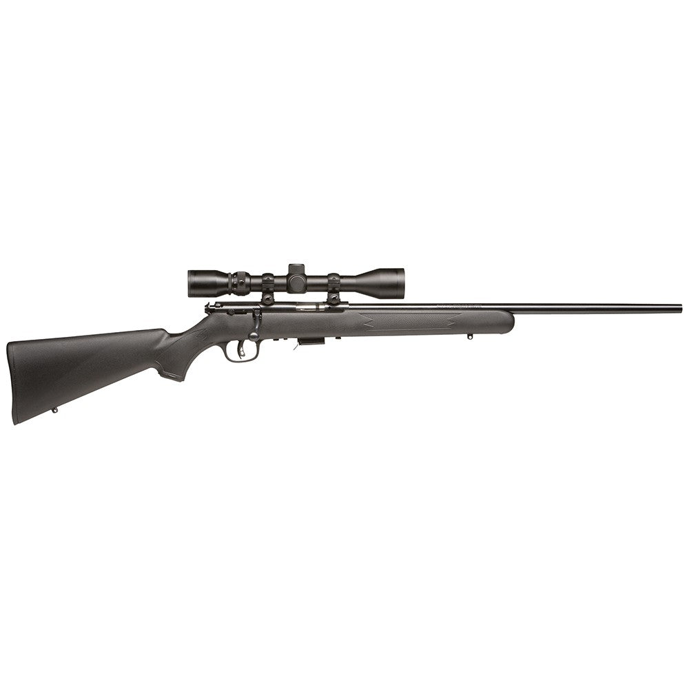 Savage Arms 91806 93 FXP 22 WMR Caliber with 5+1 Capacity, 21" Barrel, Matte Black Metal Finish & Matte Black Synthetic Stock Right Hand (Full Size) Includes 3-9x40mm Scope