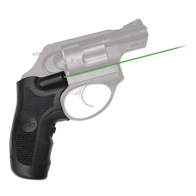 Crimson Trace 0145301 LG-415G Green Lasergrips  Black Ruger LCR