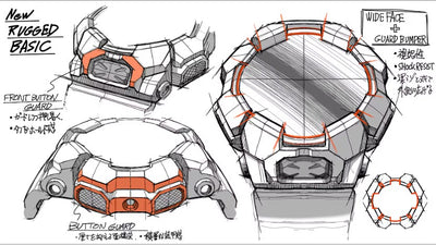 G-Shock GA0102ACR Blue Band