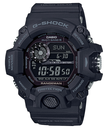 G-shock GW94001B G-Shock Tactical Rangeman Keep Time Blackout Size 145-215mm Features Digital Compass