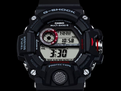 G-shock GW94001 G-Shock Tactical Rangeman Keep Time Black Size 145-215mm Features Digital Compass