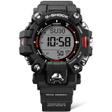 G-Shock GW95001 Casio Mudman Sports, Solar Green Face w/Black & Red Band