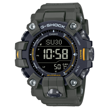 G-Shock GW-9500-3CR Mudman Tactical Green Band Digital Display