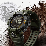 G-Shock GW-9500-3CR Mudman Tactical Green Band Digital Display