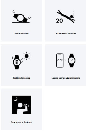 G-shock DWH56001 G-Shock Move Series Fitness Tracker Black Size 145-215mm