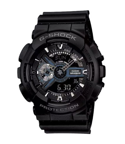 G-shock GA1101BCR G-Shock Tactical Black Stainless Steel Bezel 145-215mm