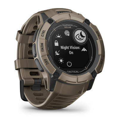 Garmin 0100280512 Instinct 2X Solar Tactical Edition GPS/Smart Features 64MB Memory Coyote Tan 50mm
