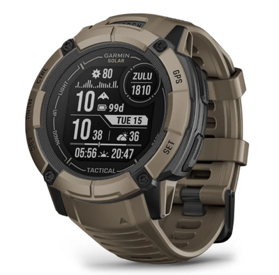Garmin 0100280512 Instinct 2X Solar Tactical Edition GPS/Smart Features 64MB Memory Coyote Tan 50mm
