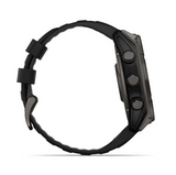 Garmin 0100290710 Fenix 8 Solar Gray Band Sunlight-Visible/Transflective MIP Display Compatible w/ iPhone/Android