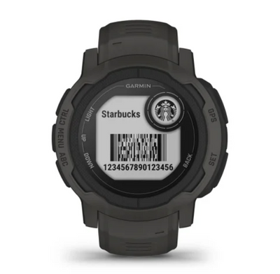 Garmin 0100262610 Instinct 2 Standard Edition GPS/Smart Features 32MB Memory Graphite Size 45mm Compatible w/iPhone/Android