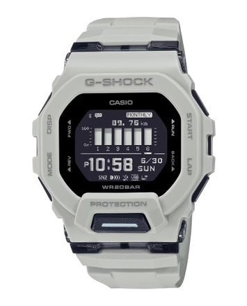 G-shock GBD200UU9 G-Shock Tactical White Stainless Steel Bezel 145-215mm