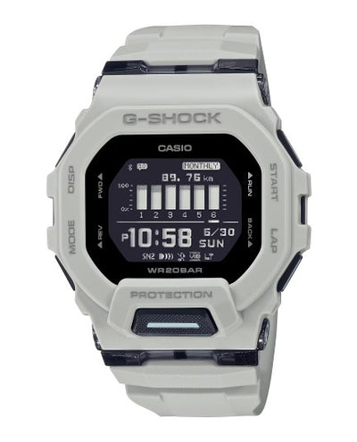 G-shock GBD200UU9 G-Shock Tactical White Stainless Steel Bezel 145-215mm