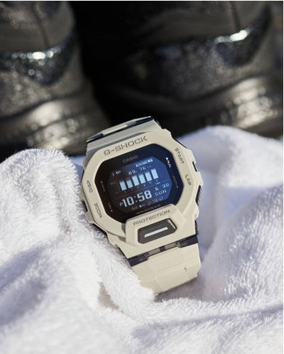 G-shock GBD200UU9 G-Shock Tactical White Stainless Steel Bezel 145-215mm
