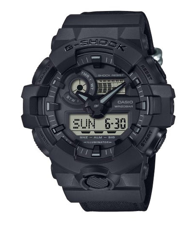 G-Shock GA700BCE1ACR Analog Digital/Nylon St Black