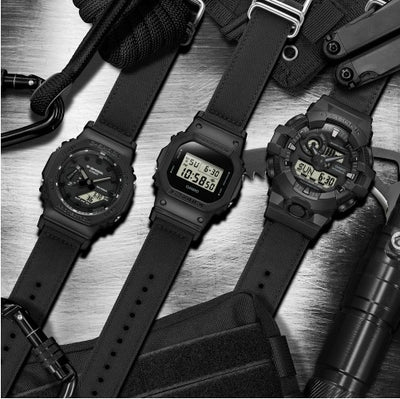G-Shock GA700BCE1ACR Analog Digital/Nylon St Black