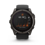 Garmin 0100290710 Fenix 8 Solar Gray Band Sunlight-Visible/Transflective MIP Display Compatible w/ iPhone/Android
