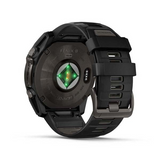 Garmin 0100290710 Fenix 8 Solar Gray Band Sunlight-Visible/Transflective MIP Display Compatible w/ iPhone/Android