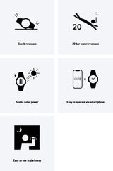 G-Shock DWH5600MB1CR Move 5600 Series Sports Fitness Tracker, Black Band, Black Digital Display, Compatible w/Casio Watches App